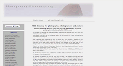 Desktop Screenshot of photography-directory.org